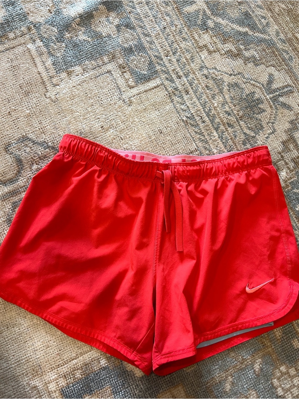 Nike Women's Bright Red Athletic Running Shorts